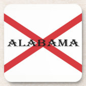 アラバマ州旗 コースター (正面)