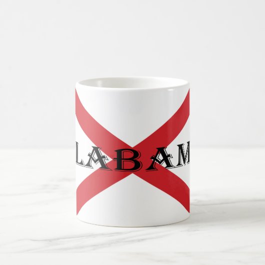アラバマ州旗 コーヒーマグカップ (中央)