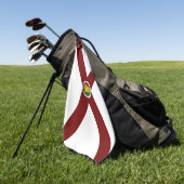 アラバマ州旗 ゴルフタオル (グリーン)