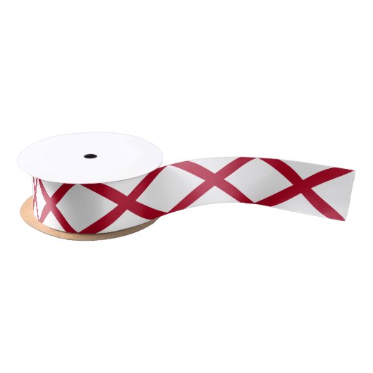 アラバマ州旗 サテンリボン (リール)