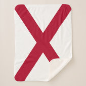 アラバマ州旗 シェルパブランケット (正面)