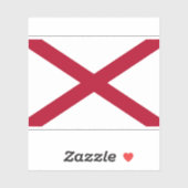 アラバマ州旗 シール (シート)