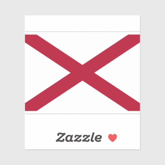 アラバマ州旗 シール (シート)