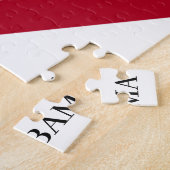 アラバマ州旗 ジグソーパズル (側面)