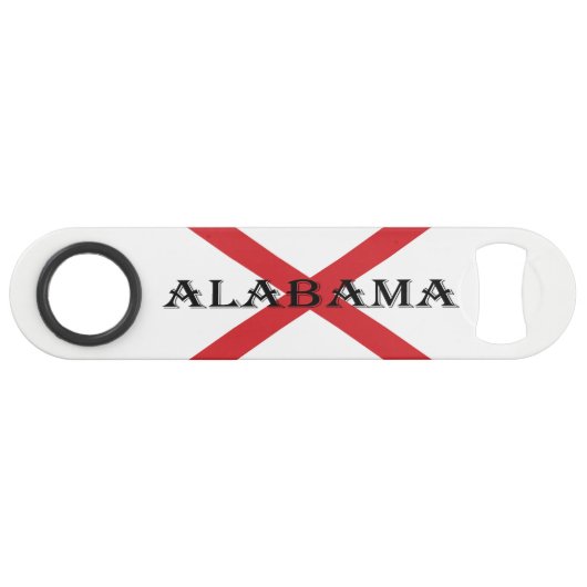 アラバマ州旗 スピード栓抜き (正面(横))