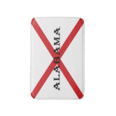 アラバマ州旗 バスマット (正面縦)