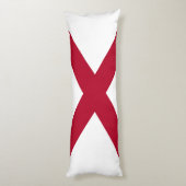 アラバマ州旗 ボディピロー (裏面 (縦))