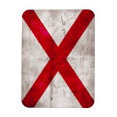 アラバマ州旗 マグネット (縦)