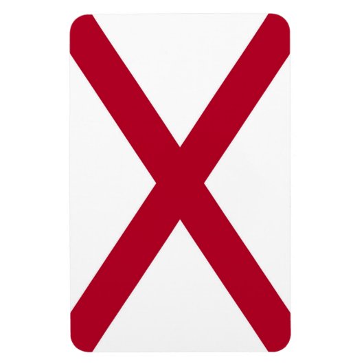 アラバマ州旗 マグネット (縦)