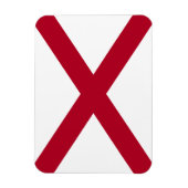 アラバマ州旗 マグネット (縦)