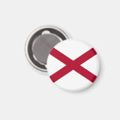 アラバマ州旗 マグネット (正面/裏面)