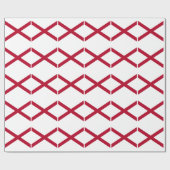 アラバマ州旗 ラッピングペーパー (フラット)