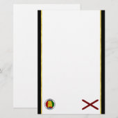 アラバマ州旗 便箋 (正面/裏面)