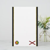 アラバマ州旗 便箋 (スタンド正面)