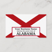 アラバマ州旗 名刺 (正面)