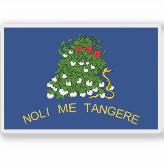 アラバマ州旗（1861年～1865年） シール (正面)