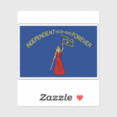 アラバマ州旗（1861年～1865年） シール (シート)