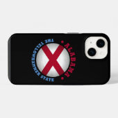 アラバマ州旗 iPhoneケース (裏面横)
