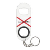 アラバマ州旗kccn キーホルダー栓抜き (裏面)