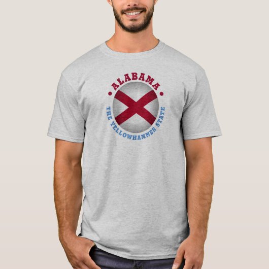 アラバマ州旗Tシャツ Tシャツ (正面)
