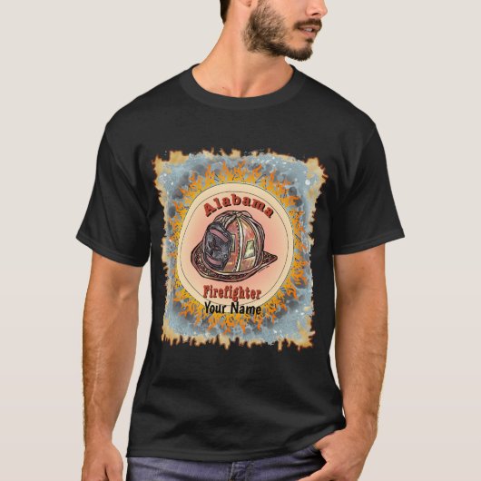 アラバマ州消防士Tシャツ Tシャツ (正面)