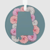 アラバマ州花 オーナメント (裏面)