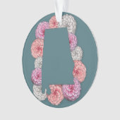 アラバマ州花 オーナメント (正面)