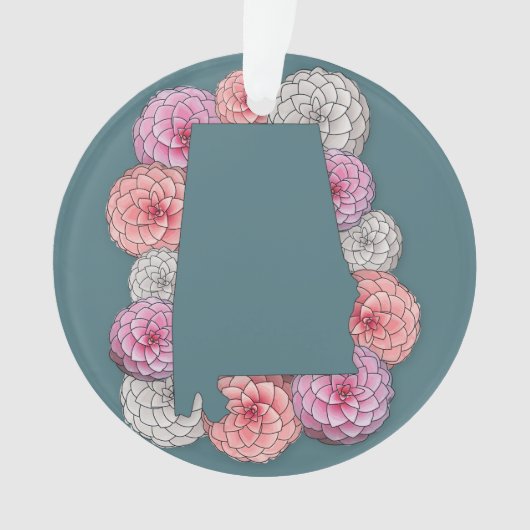 アラバマ州花 オーナメント (正面)