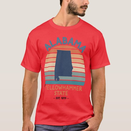 アラバマ州 アラバマ州 キバシリ Tシャツ (正面)