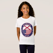 アラバマ州、アラバマ州Tシャツ Tシャツ (正面フル)