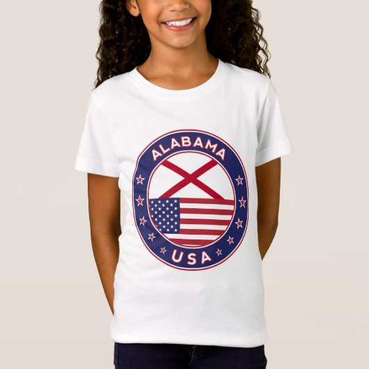 アラバマ州、アラバマ州Tシャツ Tシャツ (正面)