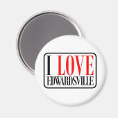 アラバマ州，エドワーズビル マグネット (正面/裏面)