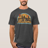 アラバマ州 オールド ヴィンテージ トラベル お土産 Tシャツ (正面)