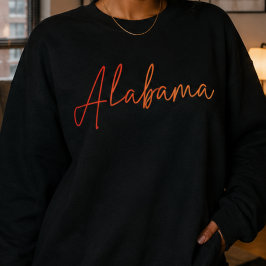 アラバマ州 クルーネックプルオーバー スウェットシャツ