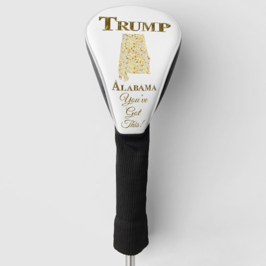 アラバマ州 ゴルフヘッドカバー (正面)