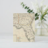 アラバマ州、ジョージア州、サウスカロライナ州、およびフロリダ州 ポストカード (スタンド正面)