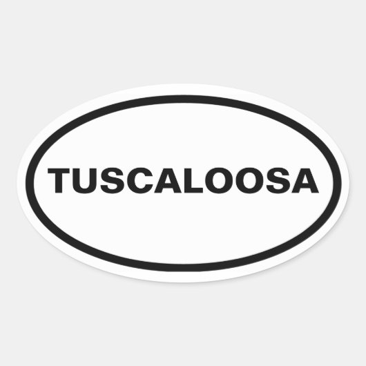 アラバマ州，ツスカルーサ 楕円形シール (正面)