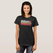 アラバマ州 ビンテージ レトロ 70年代 80年代 90年代 ビーチ ヤシの木 Tシャツ (正面フル)