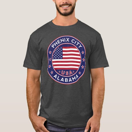 アラバマ州,フェニックスシティ Tシャツ (正面)