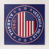 アラバマ州，ベスタビアヒルズ ジグソーパズル (横)