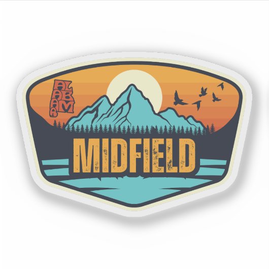 アラバマ州，ミッドフィールド シール (正面)