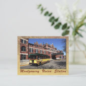 アラバマ州，モンゴメリー，ユニオン駅 ポストカード (スタンド正面)