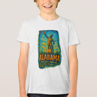 アラバマ州 "私たちは権利を守ることをためらわない" Tシャツ