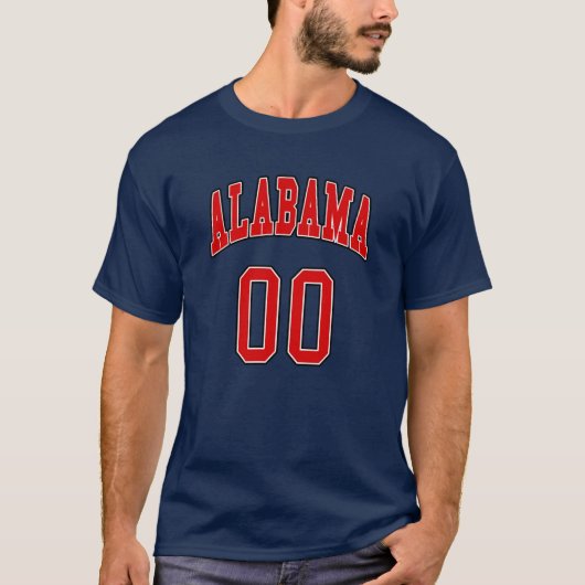 アラバマ州 00 スポーツチーム 旧デザイン アラバマ Tシャツ (正面)