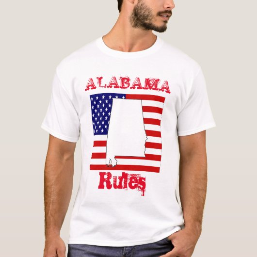 アラバマ州 Tシャツ (正面)