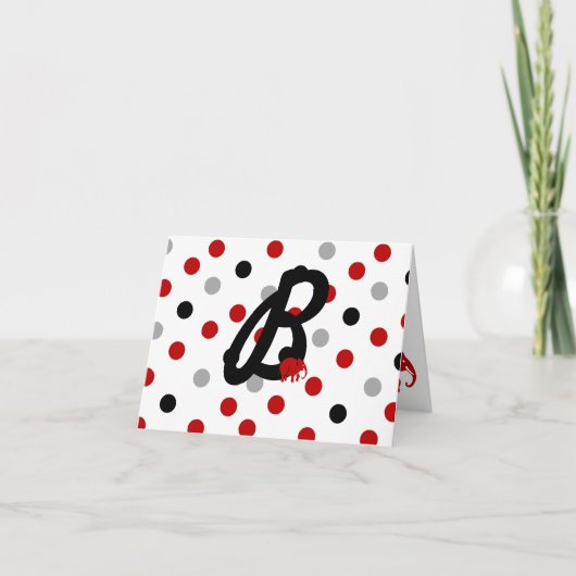 アラバマ文房具 ノートカード (正面)