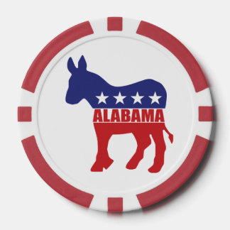 アラバマ民主党員のろば ポーカーチップ