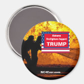 アラバマ消防士サポートトランプ冷蔵庫 マグネット (正面/裏面)