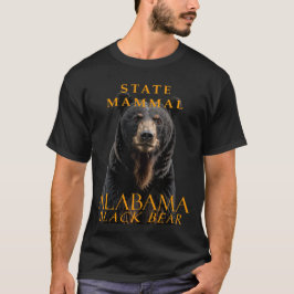 アラバマ準州の哺乳類 クロクマ Tシャツ