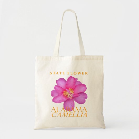 アラバマ準州の花 サザンカ トートバッグ (正面)